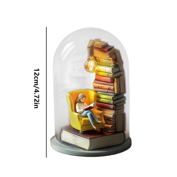 【02】2025 Hot Reader Nattlys Øyebok Nattlys Stabling Boklys Lesekrok Belysning Glass Taklampe-E E