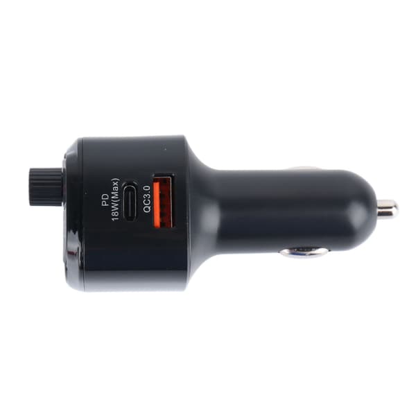 Bluetooth 5.0 FM-sender MP3-afspiller Dobbelt USB-biloplader