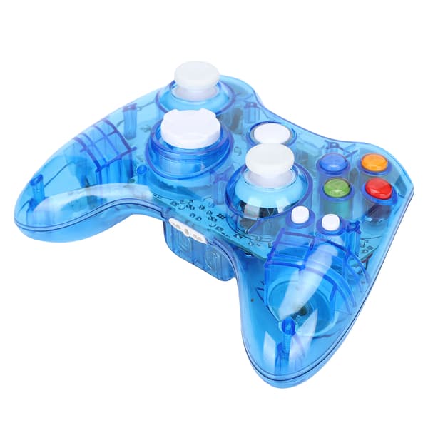 Transparent Trådløs Spillkontroller for X360 Windows PC med LED-lys
