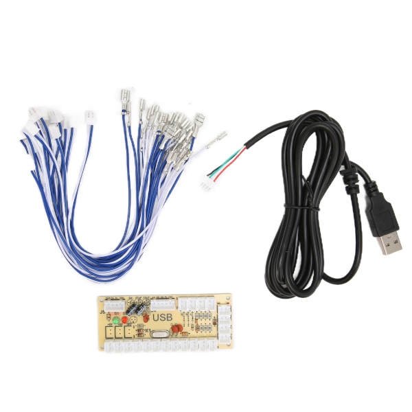 QM070911 Forsinkelsesfri Arcade USB-koder DIY Arcade-koder for Raspberry Pi 1 2 3 RetroPie