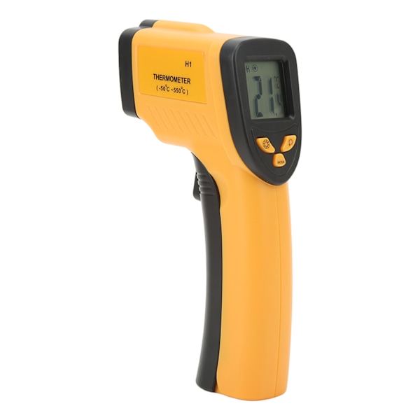 Handhållen Digital Infraröd Termometer för Beröringsfri Temperaturmätning, Mätområde -50°C till 550°C