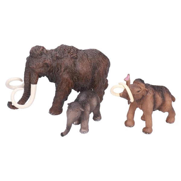 Realistisk mammutmodellfigur, plastdyrsamlingsleke