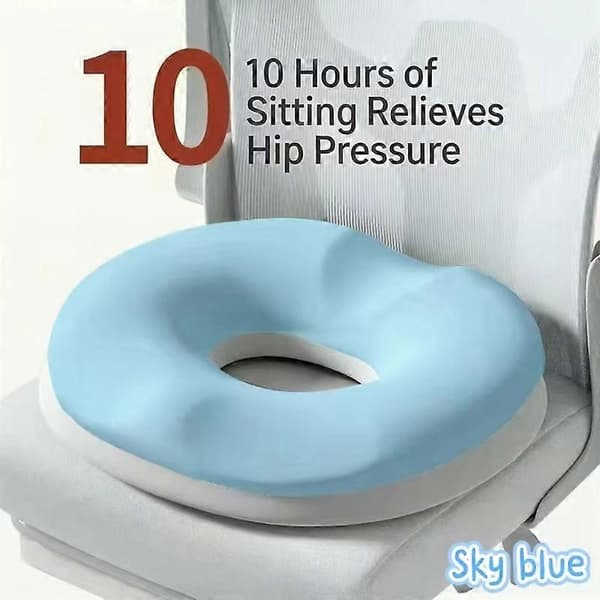 【02】Komfortsæde Sofa Memory Foam Haleben Pude Til Kontorstole sky blue