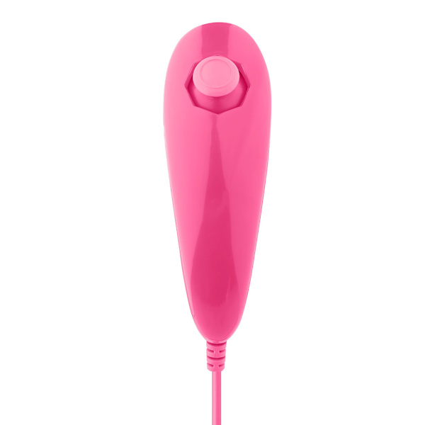 Buede Spilhåndtag Controller Gamepad Fjernbetjening Til Nintendo Wii (Pink)