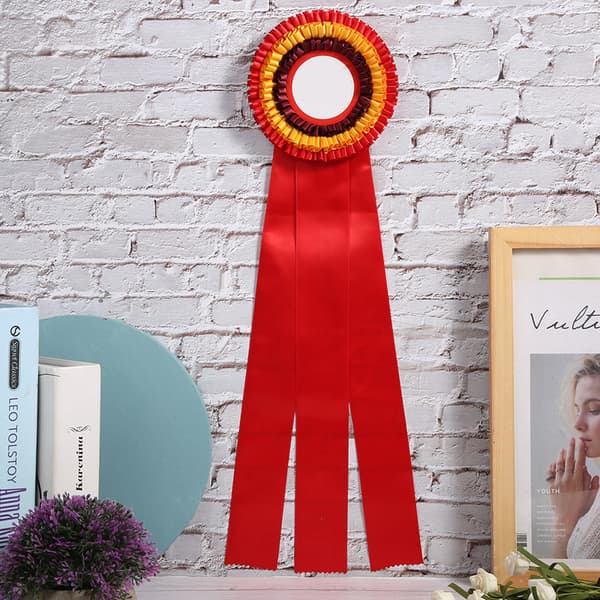 Førsteplass Rosettbånd Medalje Pris Trofé