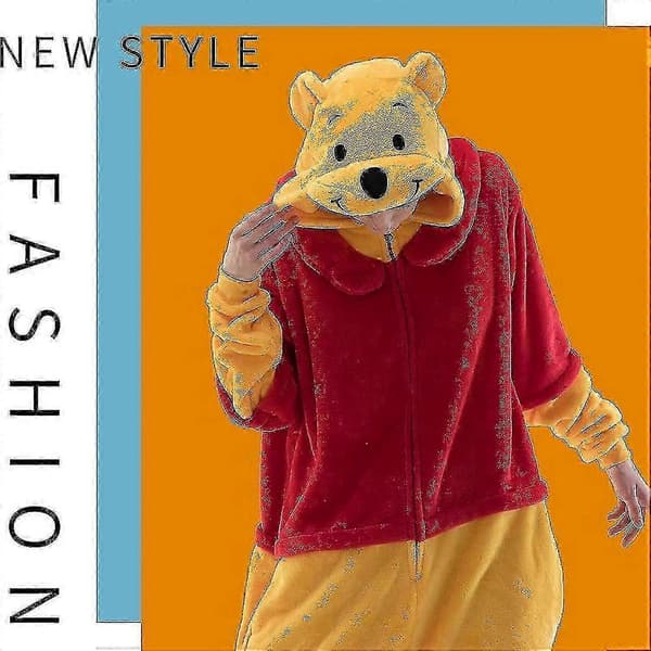 Cosusket Åtsittande Unisex Pyjamas Pooh M