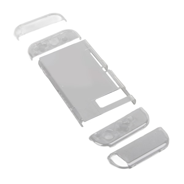 för Switch Clear Case Cover Damm Vatten Reptålig Crystal Transparent Hard PC Case