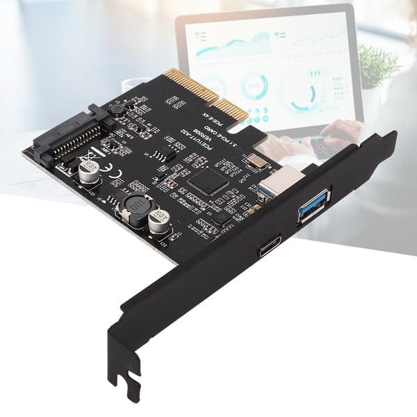 USB 3.1 Typ C Typ A Skrivbords Expansionskort 10Gbps för Windows
