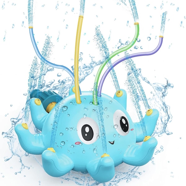 Sprinkler til børn, Octopus vandlegetøj med 12 vandudtag O