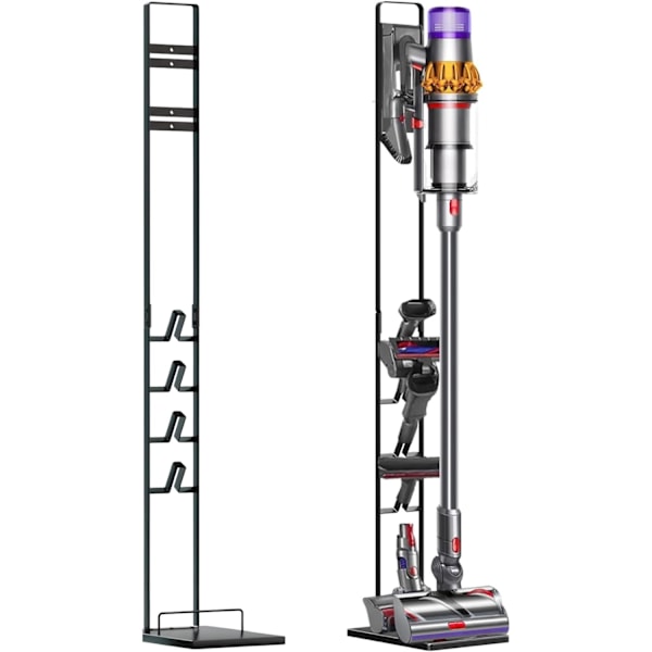 Dammsugarställ. Dammsugarställ för Dyson V15 V11 V10 V8 V7 V6 och tillbehör, stativ för handhållen sladdlös dammsugare, svart