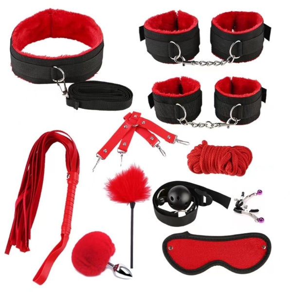 Voksen sexprodukter fremragende materiale rød plys læder bund