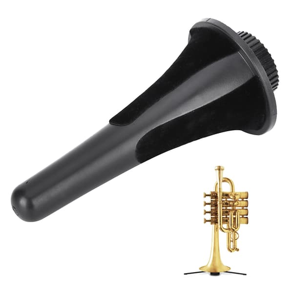 Bærbart foldbart sort stativ til klarinet, holdbart musikinstrumenttilbehør