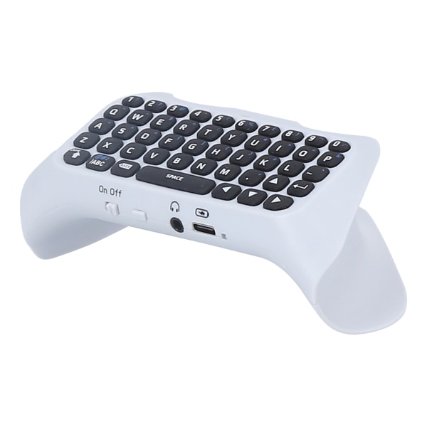 Spilcontroller eksternt tastatur Mini trådløst tastatur med højttaler til Playstation 5 Controller-W