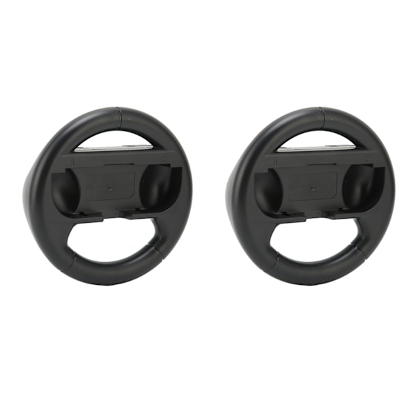2 st Styrningshjulskontroller Bärbara Racingspel Tillbehörssats för Switch Svart