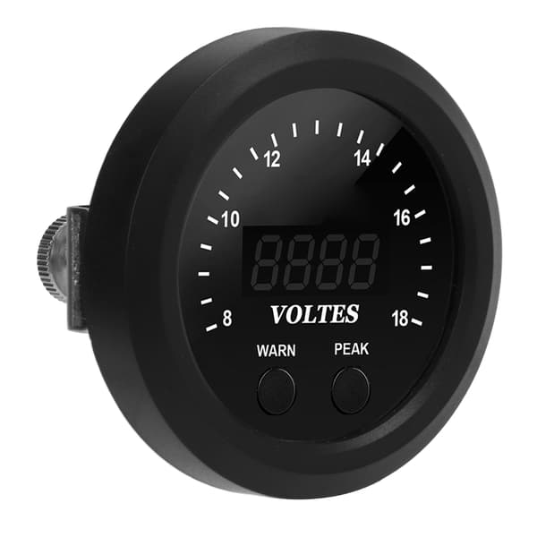 Smart Universal 12V Bil Voltmeter Måler med Stabil Ytelse Vibrasjonsreduksjon