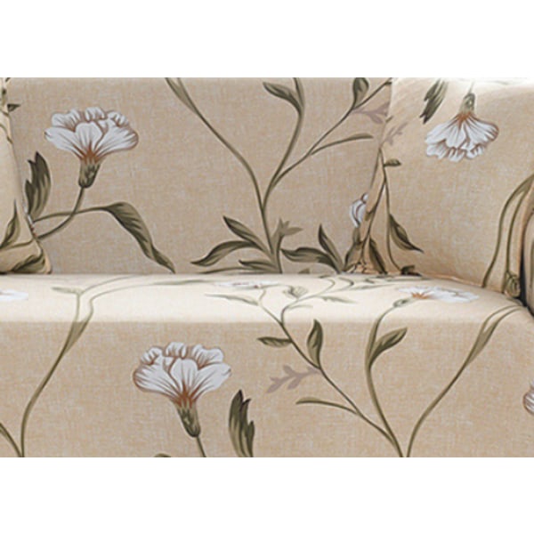 2-sits cover 145-185cm blommor Cover med armstöd Modernt universal elastiskt cover Cover Underöverdrag