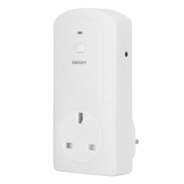 TS5000 Smart Plug Socket UK 90-250V 50/60Hz med Timer Temperatur Fuktighetskontroll för Hemmabruk