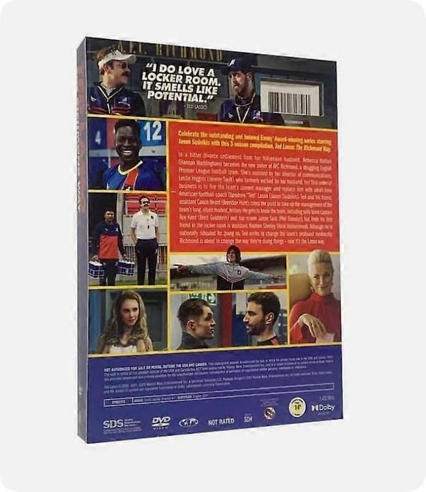 【02】Ted Lasso The Richmond Way - 7 Discs engelsk version DVD Boxset Ny Box Set