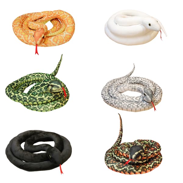 200cm Pehmo Täytetty Python Käärme Lelu Lasten Kodin Sisustus Lahja
