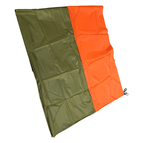 Isolerande Solskydd Multifunktionell Sandtät Vattentät Strandcampingmatta för Utomhus Dubbel Färg (Orange Grön)