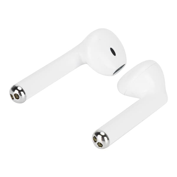 TWS Bluetooth 5.0 Trådløse Ørepropper Halvt i Øret IPX4 Vanntett for iPhone Android Hvit