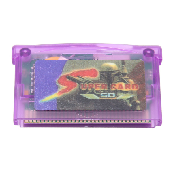 Pelimuistikortti GBA SP:lle, GBM:lle, polttava pelikortti, Flash-kortit, Mini Super Card, muistikorttituki