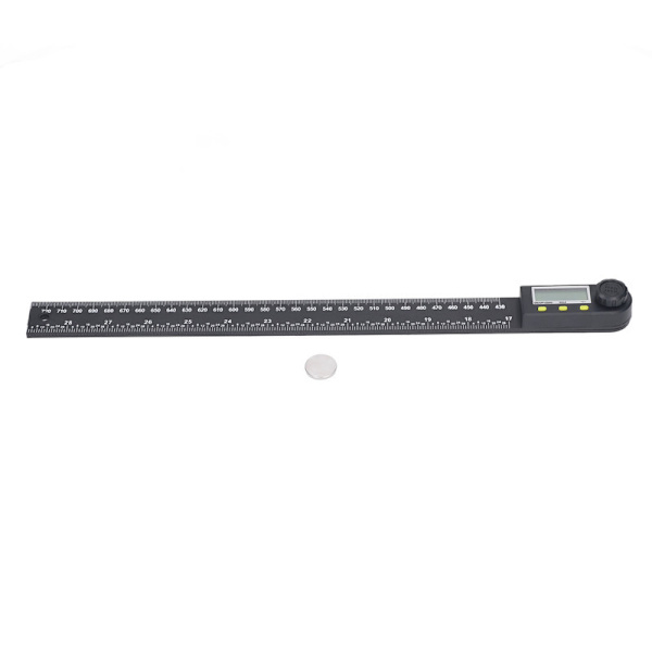Elektronisk vinkellinjal LCD digital display gradskiva med batteri 0‑300 mm 0‑360 grader