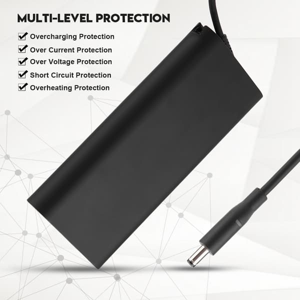130W stor strøm laptop adapter sikker oplader til DELL Notebook US stik