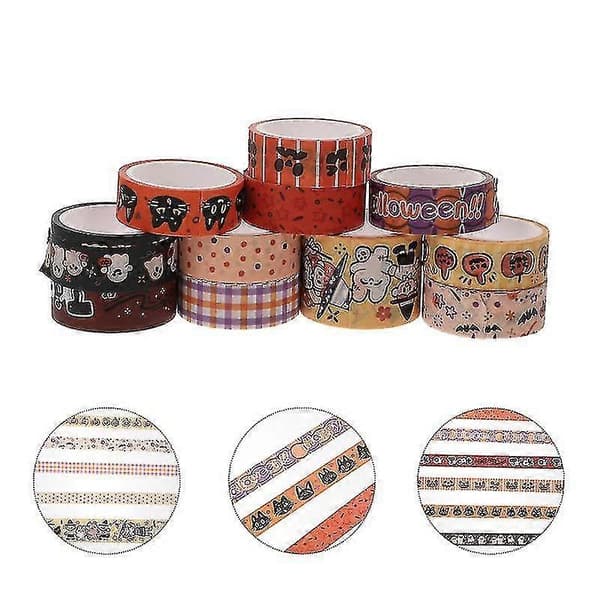 11 Rolls Halloween Scrapbook Stickers For Halloween Decorations