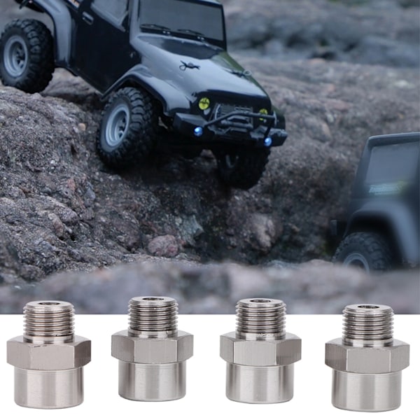 RC-bilhjul Hex-drivrutin 12 mm till 17 mm Hex-adapter 30 mm förlängningsbindare N10178T (Titanfärg)