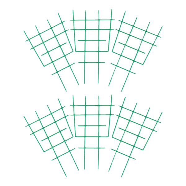 Muovinen kasvin tukikehys, kasvien kiipeilyteline - 6 kpl kiipeilytelineitä (materiaali: muovi, koko: 30*19cm)