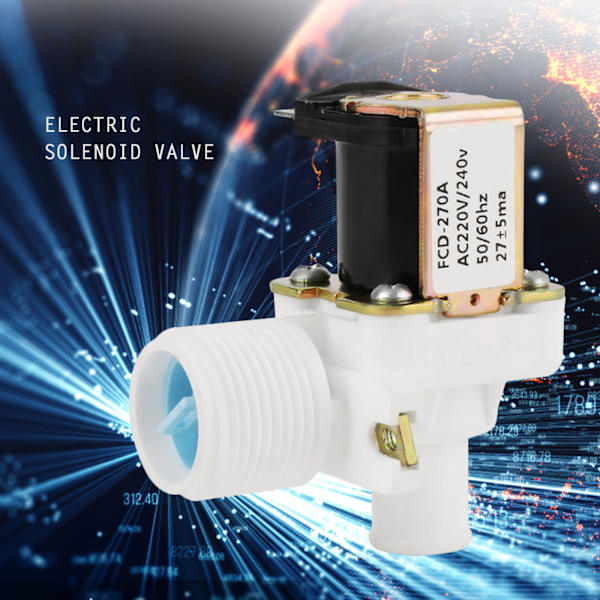Vaskemaskine vandindløbs solenoidventil 220v FCD270A 1 stk