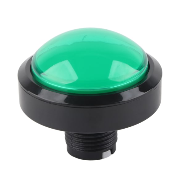 60 mm stor konveks knapp 2-fots bryterknapp med LED-lys for Crane Machine Game Console Red- W