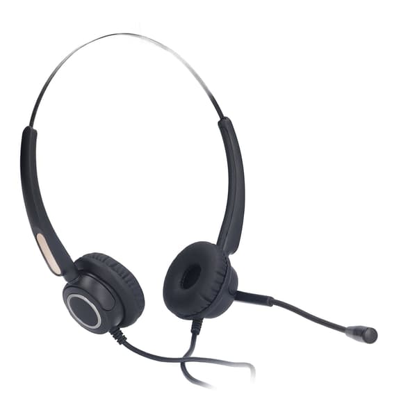 Støjreducerende USB-headset til Call Center Online Kursus HD Lyd Computer Headset