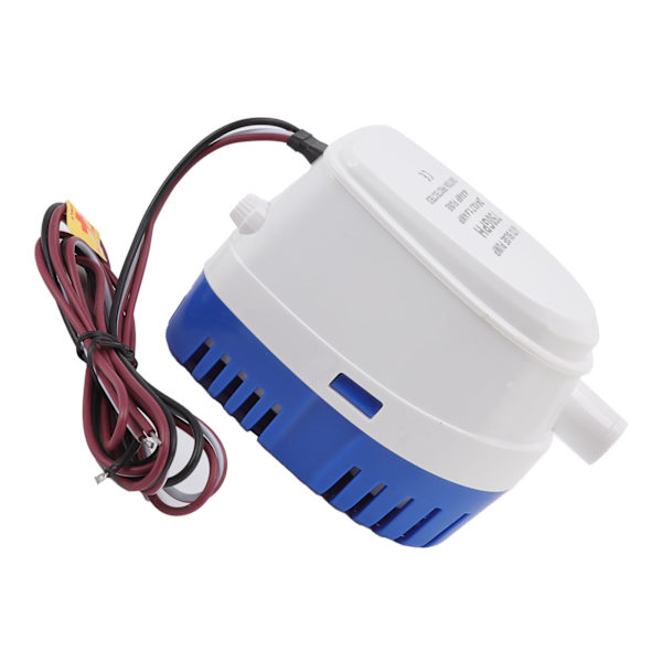 Automaattinen pohjapumppu, iskunkestävä, mini, monitoiminen, DC-upotuspumppu kellukkeella, 24V 1.6A 4A sulake