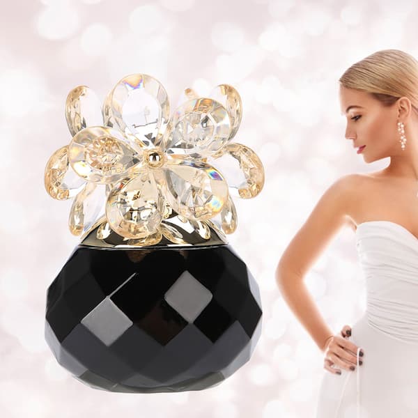 60 ml kvinder dame langvarig parfume blomst træ duft parfume gul sort