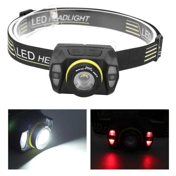 XPG LED frontlys høy lysstyrke risteinteraksjon zoom oppladbar USB