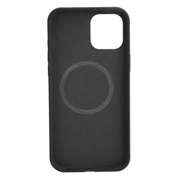 Flydende Silikone Stødsikkert Telefoncover til iPhone 12 Pro Max Sort