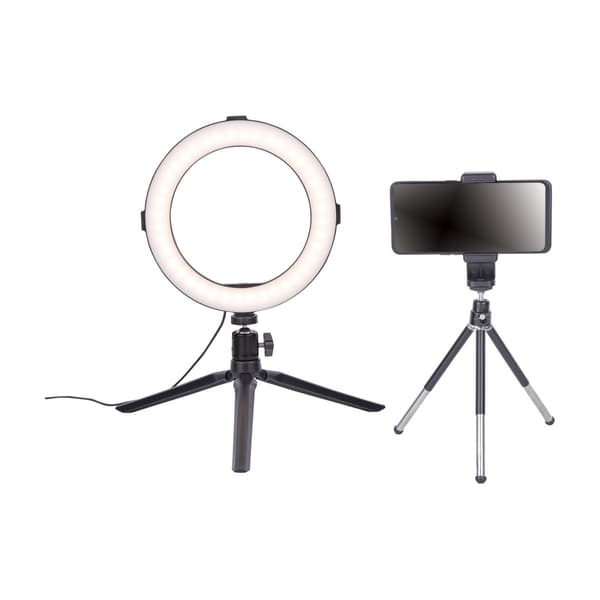 Dacota Platinum 8\" Ring Light med Stativ og Opbevaringspose