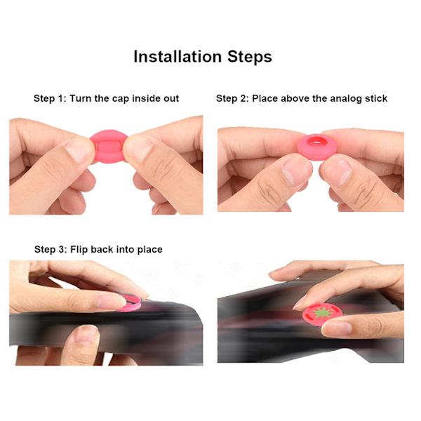 8 STK. Erstatning Silikone Analog Controller Joystick Tommelfingergreb Hætte Cover Til Switch PRO