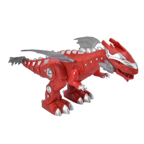 Mekanisk dinosaurlegetøj med lys, lyd og bevægelse til børn