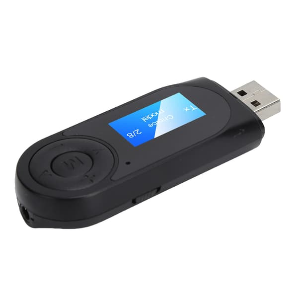 Bluetooth 5.0 Audio Receiver Transmitter 2 i 1 Håndfri Adapter
