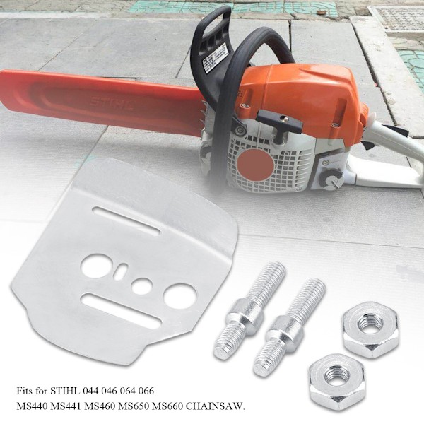 Laipan sivulevyn kaulusruuvimutteri ja -pultti, yhteensopiva Stihl MS441, MS460, MS650 ja MS660 -mallien kanssa