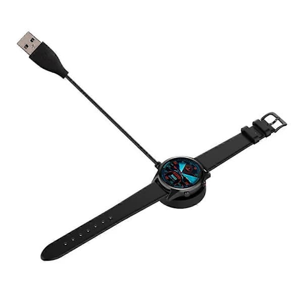 100CM USB-datakabel Magnetisk opladningsdocka Erstatning for Ticwatch C2 Smartwatch-oplader Sort