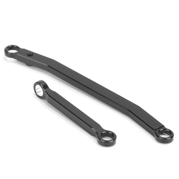 Aluminiumslegering Styrestang Parallelstang til 1/24 Axial SCX24 90081 RC Crawler Bildele Sort