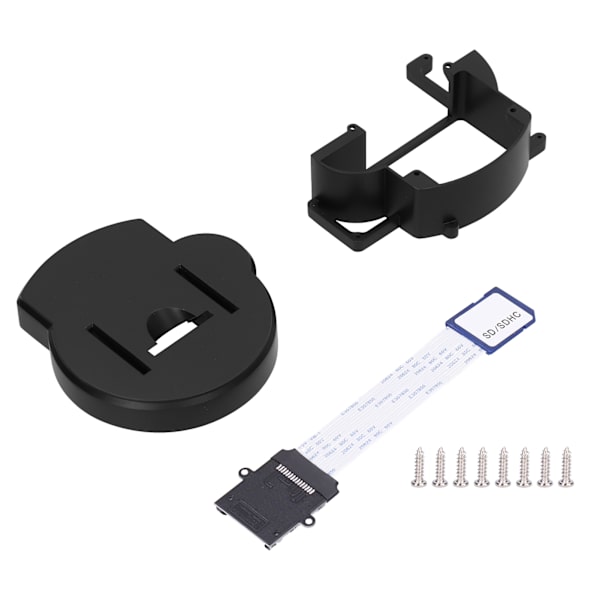 3D-tryckt bricka/fäste för bärbar utskrift Installationsbricka-kit med förvaringskortsförlängningskabel för GameCube
