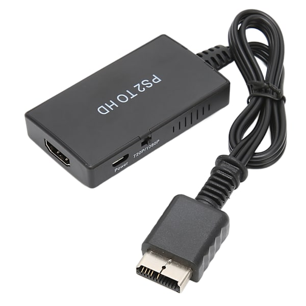 For PS2 til HD Multimedia Interface Adapter Støtter 720P 1080P Bytte Høy Nøyaktighet Full HD Videokonverter for PS2