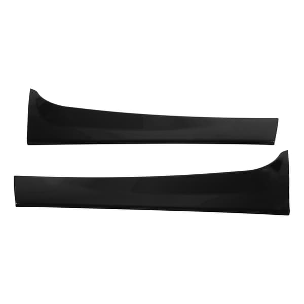 Bagrude Sidespoiler Vinge Canard Splitter Trim ABS Blank Sort til MK2 2017+