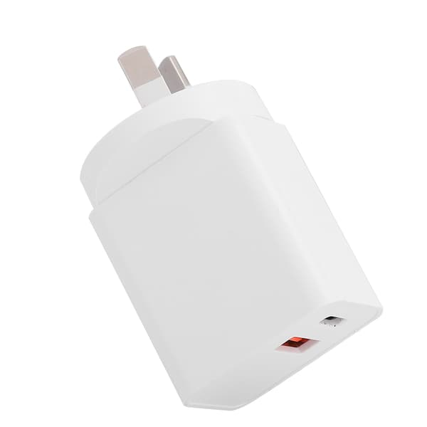 18W USB C Hurtigoplader Vægadapter Bærbar Type C Oplader til iPhone Android 100-240V AU Stik