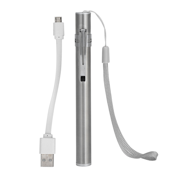 USB-laddningsbar Mini LED Ficklampa Penna Ljus för Läkare och Sjuksköterskor Diagnostik